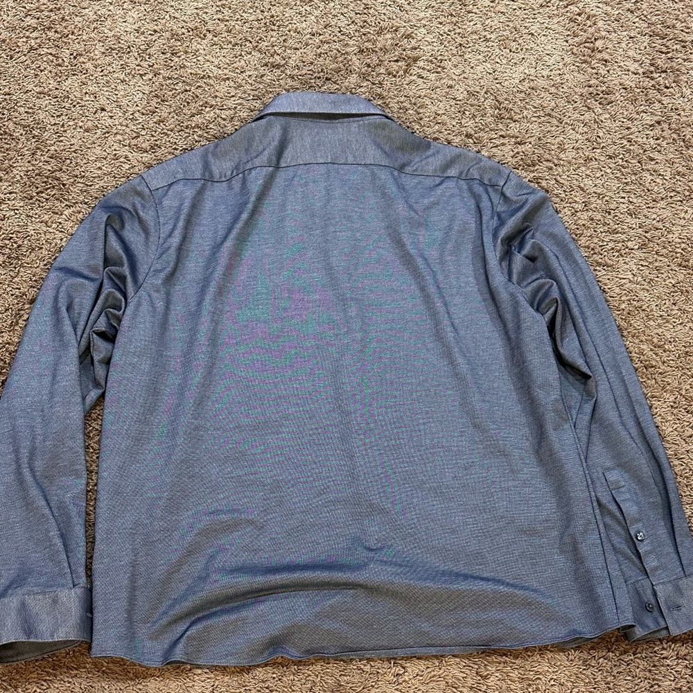 Calvin Klein Wicking Stretch Extra Slim Fit Men’s Size Extra Large Long Sleeve - Picture 4 of 4